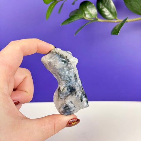 Moss Agate Goddess - Kenna's Crystals