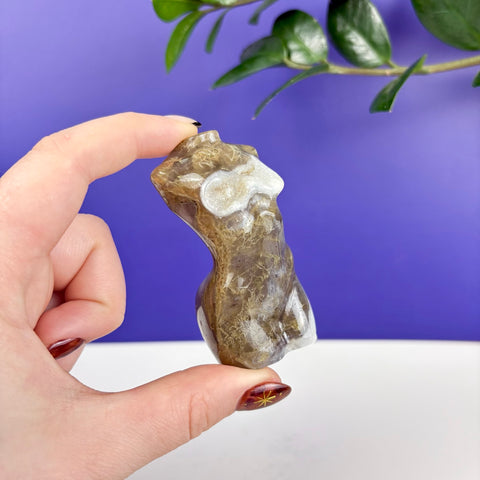 Moss Agate Goddess - Kenna's Crystals
