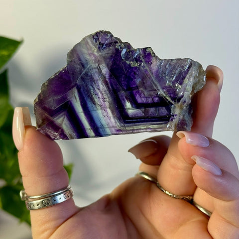 Mystery Rainbow Fluorite Slab 11 1 - Kenna's Crystals from TikTok