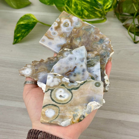 Ocean Jasper Slab 66 9 - Kenna's Crystals from TikTok