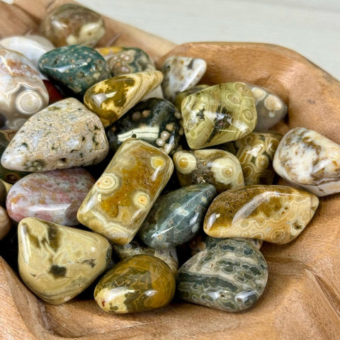 Ocean Jasper Tumble 3 - Kenna's Crystals from TikTok