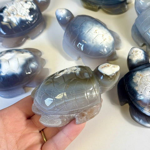 Orca Agate Turtle 88 4 - Kenna's Crystals from TikTok