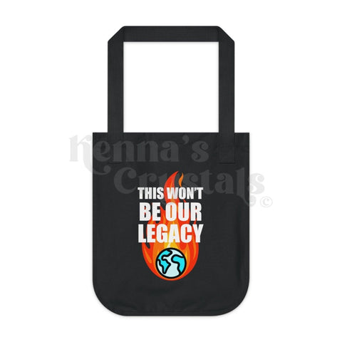 Organic Essential Tote Rebellion Bags One size Black 2 - Kenna's Crystals from TikTok