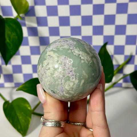 Peace Jade Sphere 55 1 - Kenna's Crystals from TikTok