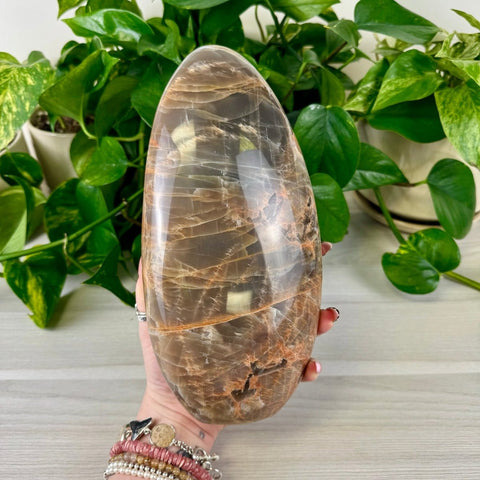 Peach Moonstone Free Form 244 1 - Kenna's Crystals from TikTok