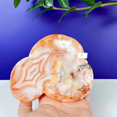 Peach Princess Plate - Kenna's Crystals