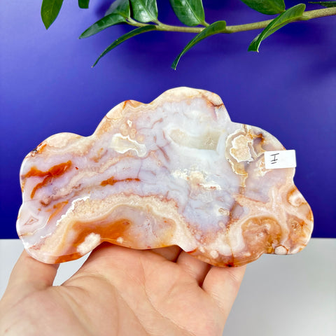 Peach Princess Plate - Kenna's Crystals