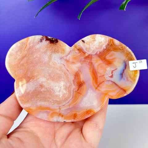 Peach Princess Plate - Kenna's Crystals