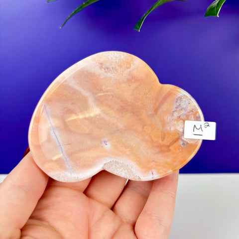 Peach Princess Plate - Kenna's Crystals