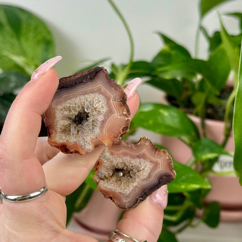 Perfect Malawi Agate Pair Z1 18 - Kenna's Crystals from TikTok