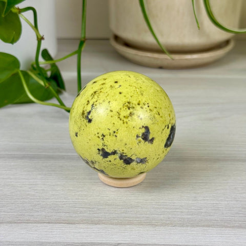 Peruvian Serpentine Sphere 55 3 - Kenna's Crystals from TikTok