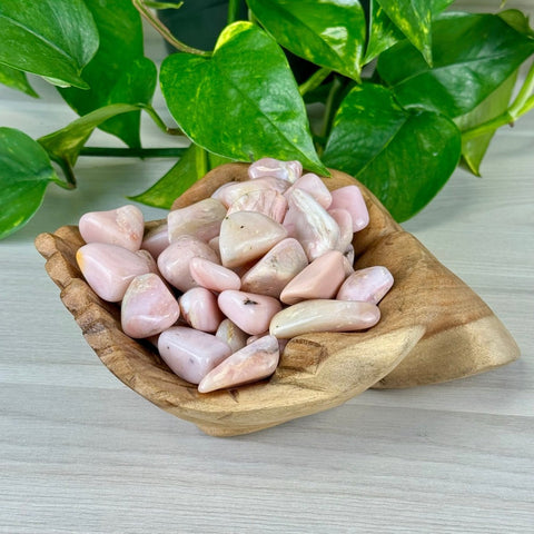 Petal Pink Opal Tumble 1 - Kenna's Crystals from TikTok