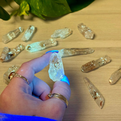 Petroleum In Quartz 88 4 - Kenna's Crystals from TikTok