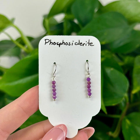 Phosphosiderite Earrings 22 1 - Kenna's Crystals from TikTok