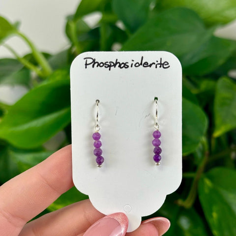Phosphosiderite Earrings 33 (Ombre) 2 - Kenna's Crystals from TikTok