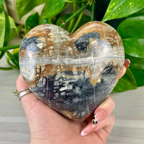 Picasso Jasper Heart 1 - Kenna's Crystals from TikTok