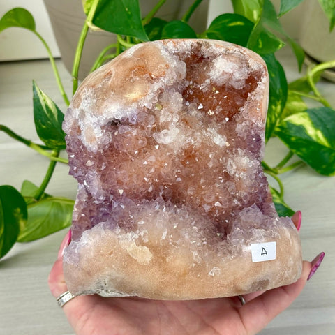 Pink Amethyst Free Form A 1 - Kenna's Crystals from TikTok