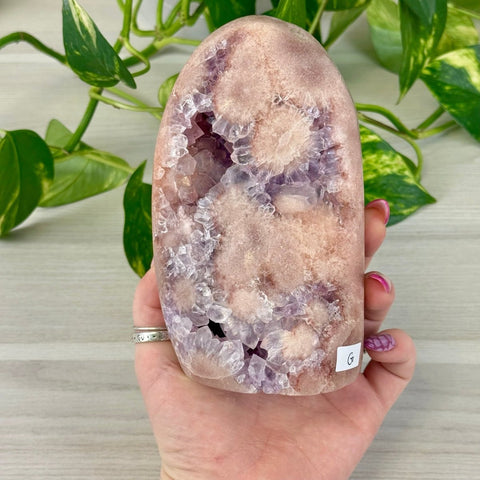 Pink Amethyst Free Form G 7 - Kenna's Crystals from TikTok