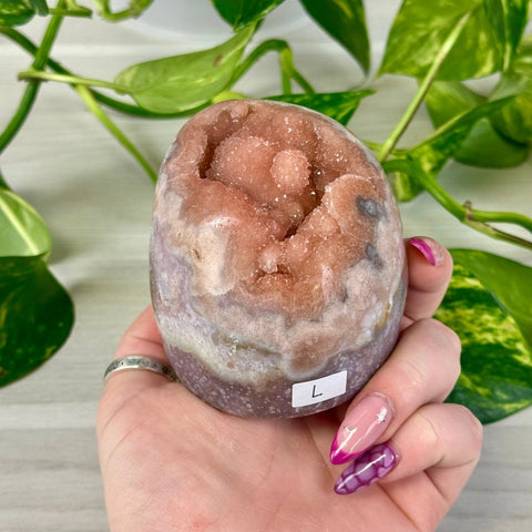 Pink Amethyst Free Form L 12 - Kenna's Crystals from TikTok