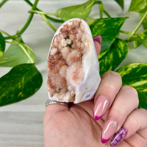 Pink Amethyst Free Form U 21 - Kenna's Crystals from TikTok