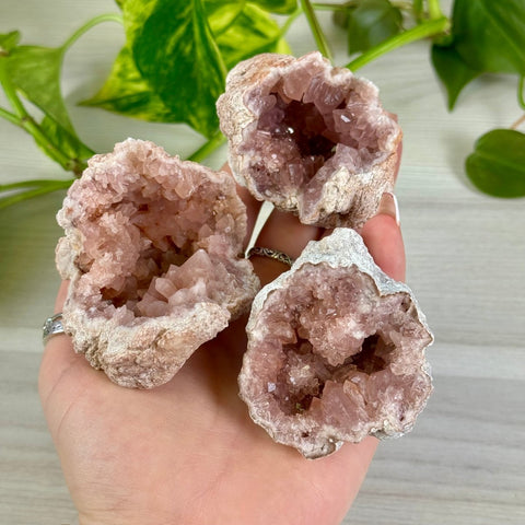 Pink Amethyst Geode 11 9 - Kenna's Crystals from TikTok