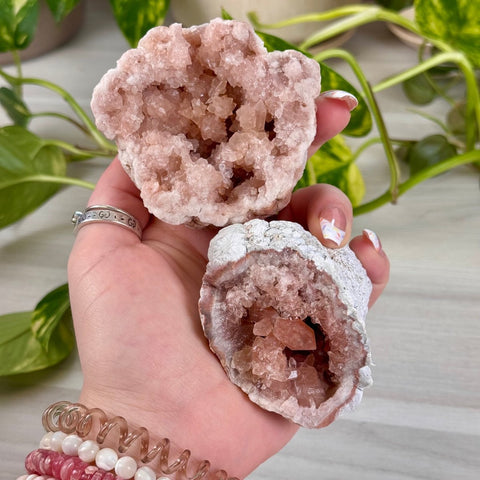 Pink Amethyst Geode 11 1 - Kenna's Crystals from TikTok