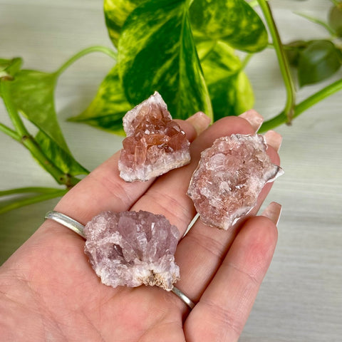 Pink Amethyst Geode 11 2 - Kenna's Crystals from TikTok