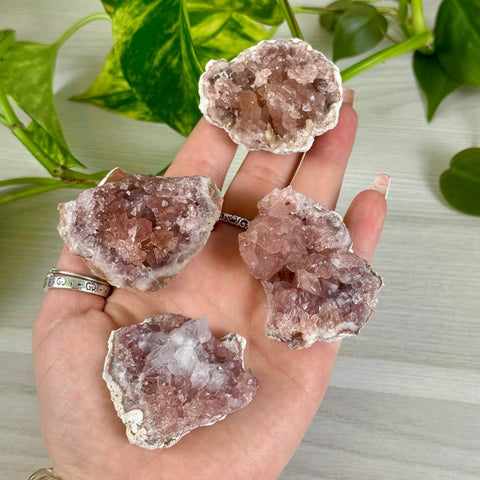 Pink Amethyst Geode 11 5 - Kenna's Crystals from TikTok
