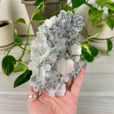 Pink Lantern Calcite I 14 - Kenna's Crystals from TikTok