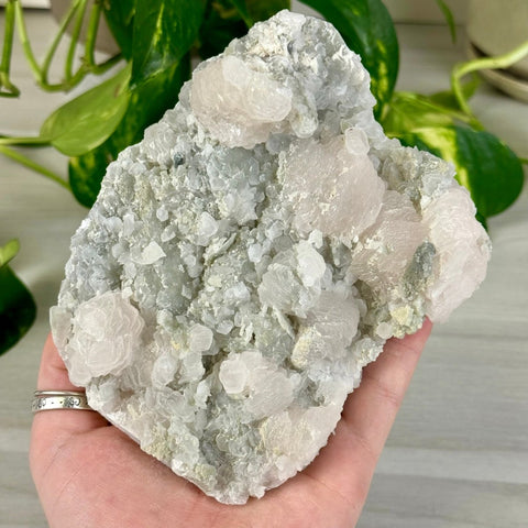 Pink Lantern Calcite L 17 - Kenna's Crystals from TikTok