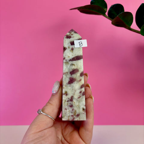 Pink Tourmaline Tower