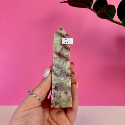 Pink Tourmaline Tower