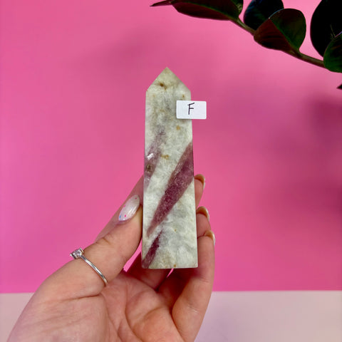 Pink Tourmaline Tower
