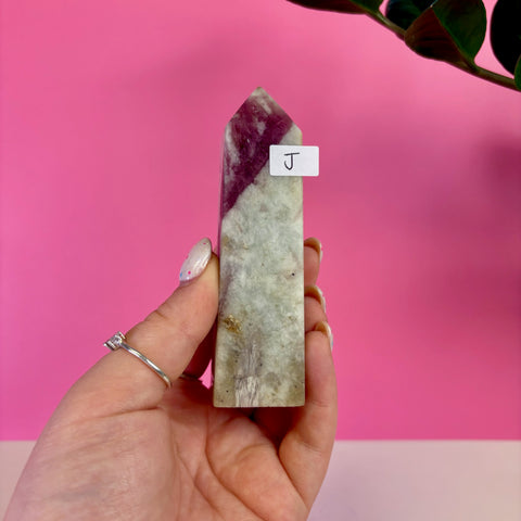 Pink Tourmaline Tower