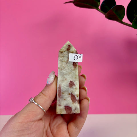 Pink Tourmaline Tower