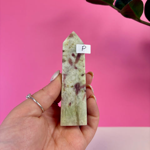 Pink Tourmaline Tower