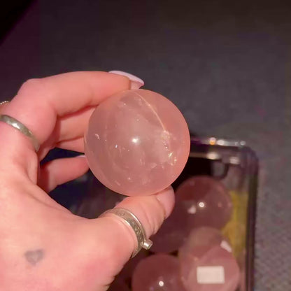 Star Rose Quartz Sphere