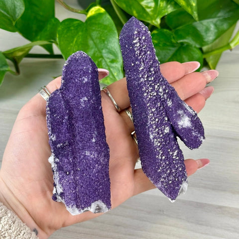 Purple Fluorite On Quartz 188 1 - Kenna's Crystals from TikTok