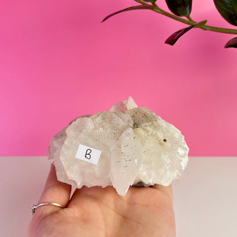 Pyrite On Calcite Specimen (UV)