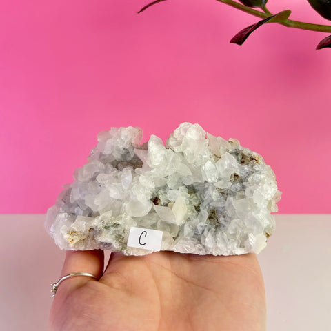 Pyrite On Calcite Specimen (UV)