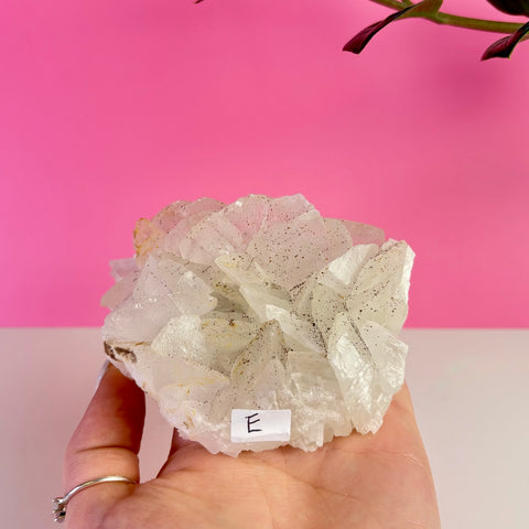 Pyrite On Calcite Specimen (UV)