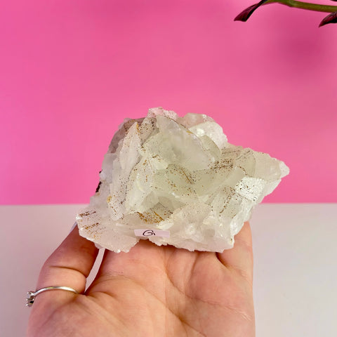 Pyrite On Calcite Specimen (UV)