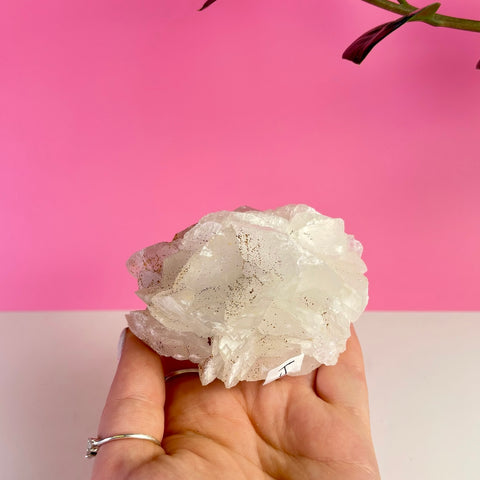 Pyrite On Calcite Specimen (UV)