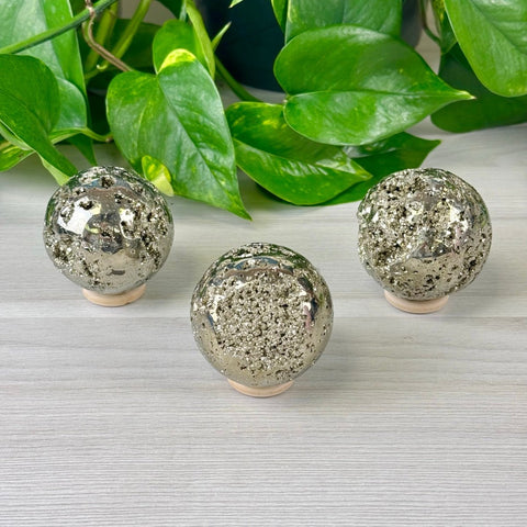 Pyrite Sphere 77 3 - Kenna's Crystals from TikTok