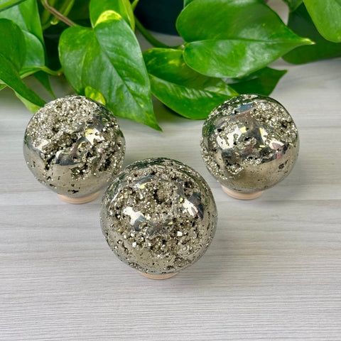 Pyrite Sphere 99 5 - Kenna's Crystals from TikTok