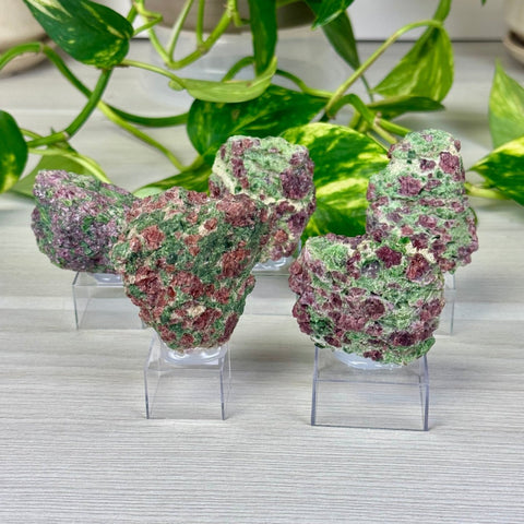 Pyrope Garnet on Chrome Diopside Specimen 122 11 - Kenna's Crystals from TikTok