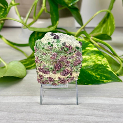 Pyrope Garnet on Chrome Diopside Specimen 144 13 - Kenna's Crystals from TikTok