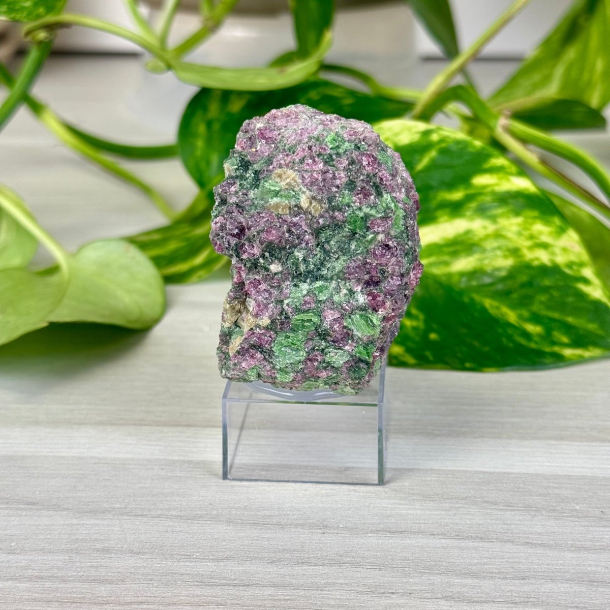 Pyrope Garnet on Chrome Diopside Specimen – Kenna's Crystals