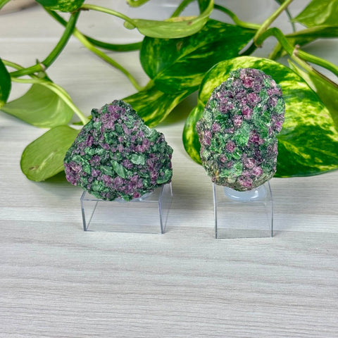 Pyrope Garnet on Chrome Diopside Specimen 99 9 - Kenna's Crystals from TikTok