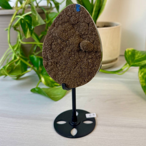 Rainbow Amethyst Egg with Custom Stand C2 29 - Kenna's Crystals from TikTok